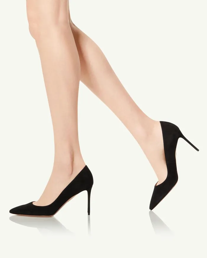 Purist Pump 85 Black Women Aquazzura Pumps