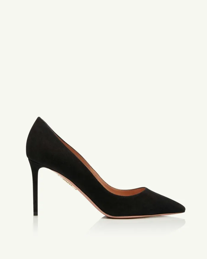 Purist Pump 85 Black Women Aquazzura Pumps