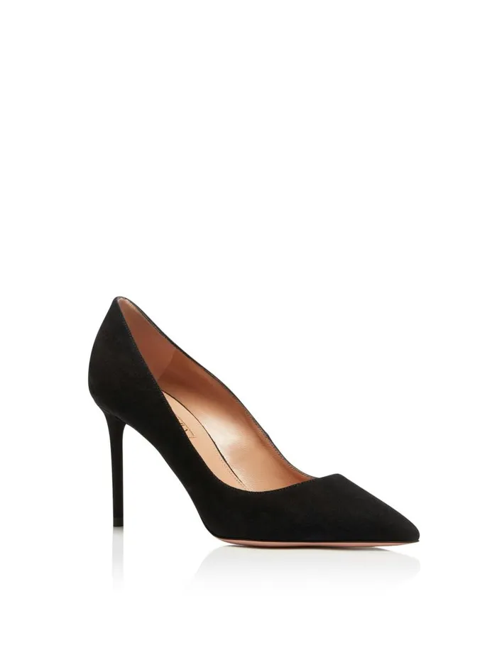 Purist Pump 85 Black Women Aquazzura Pumps