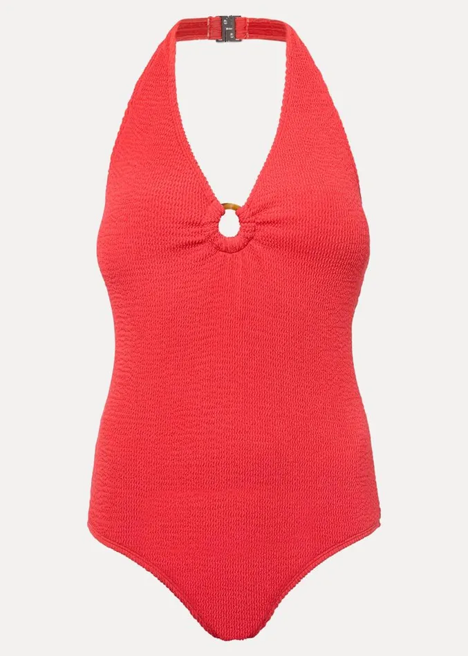 Red Halterneck Swimsuit Coral Women Phase Eight Swimwear