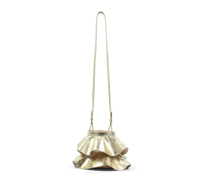 Repetto Womens Handbags Mini Envole Bag Black And Gold Cheap On Sale