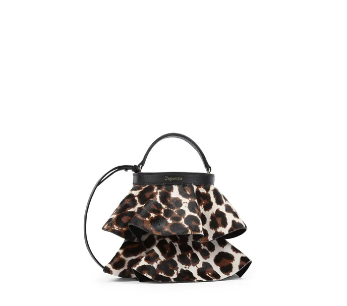 Repetto Womens Handbags Mini Envole Bag Black And White Online