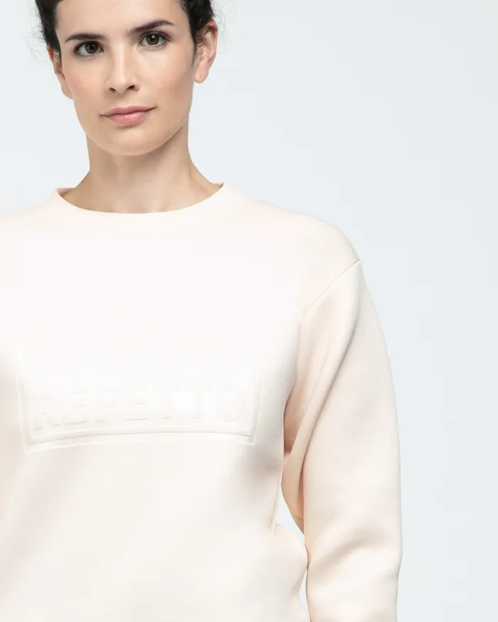 Repetto Womens Knit and Sweats Dance With Repetto Sweater Iconic Pink