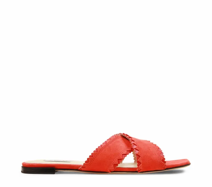 Repetto Womens Mules Poline Sandals Hibiscus Red Near Me
