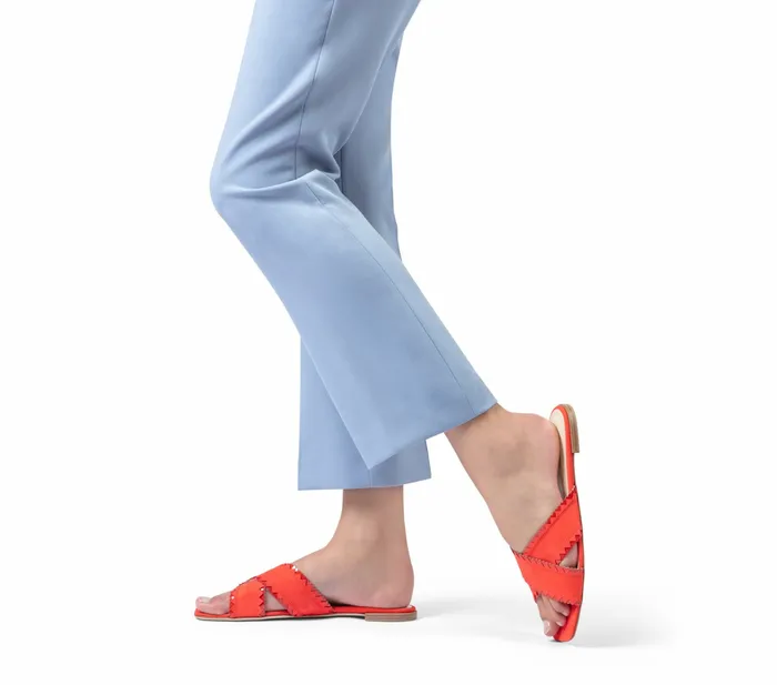 Repetto Womens Mules Poline Sandals Hibiscus Red Near Me