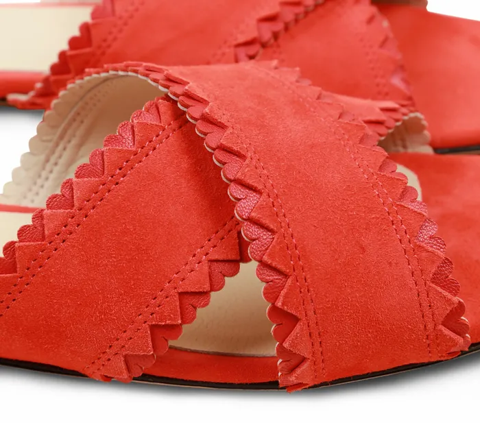 Repetto Womens Mules Poline Sandals Hibiscus Red Near Me