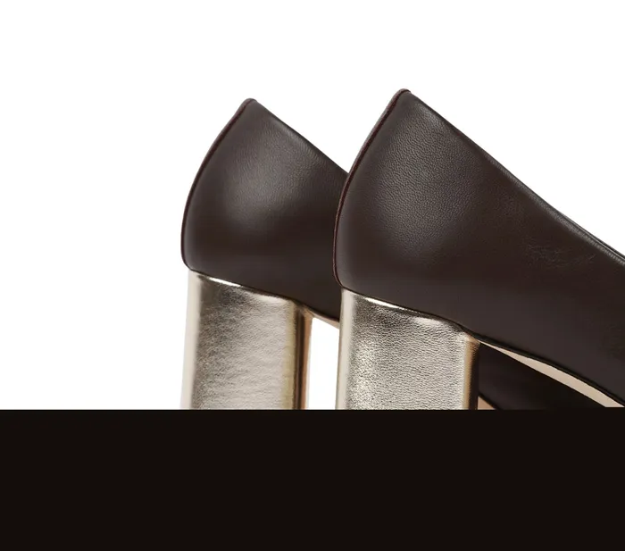 Repetto Womens Pumps Marlow Pumps Ristretto Brown And Light Gold Online
