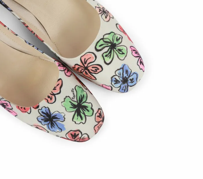 Repetto Womens Pumps Marlow Pumps White And Flammy Red Near Me
