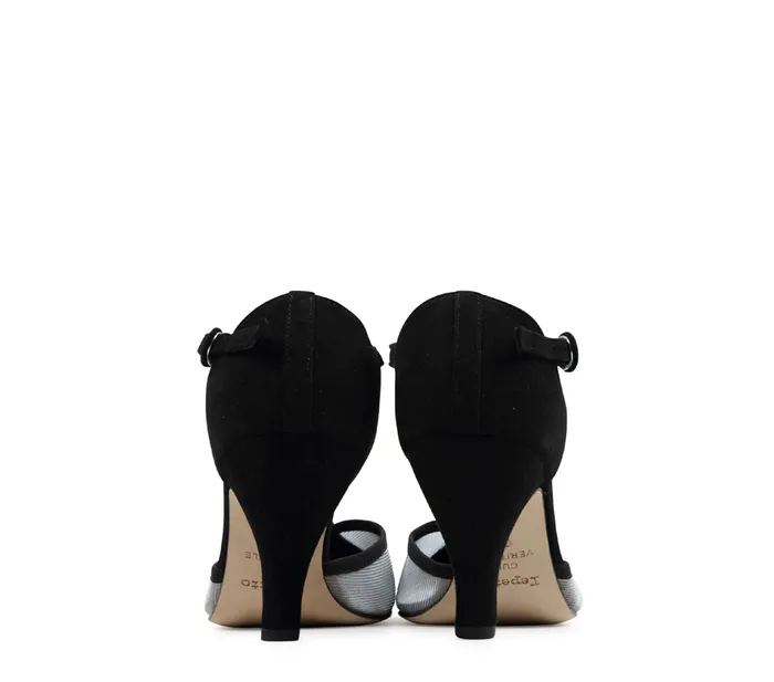 Repetto Womens Sandals Baya TStraps Black And Silver For Sale