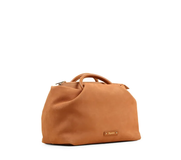 Repetto Womens Shoulder Bags Petit Drapp Bag Cuba Camel On Sale