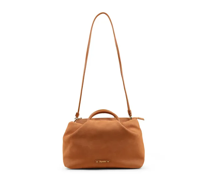 Repetto Womens Shoulder Bags Petit Drapp Bag Cuba Camel On Sale