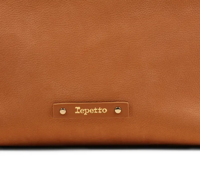 Repetto Womens Shoulder Bags Petit Drapp Bag Cuba Camel On Sale
