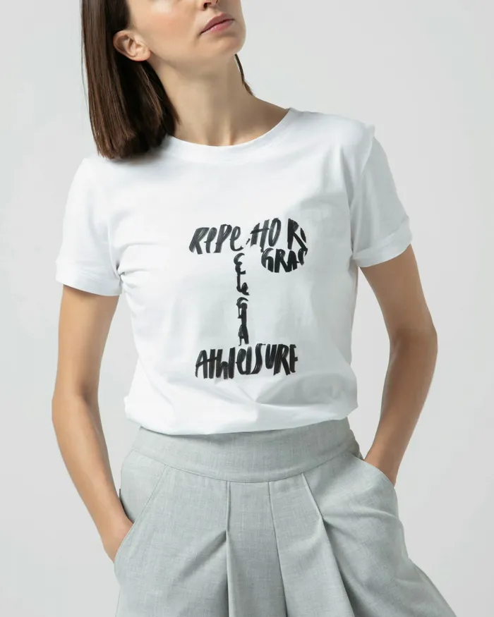 Repetto Womens Tops and TShirts 034R034 TShirt White On Sale