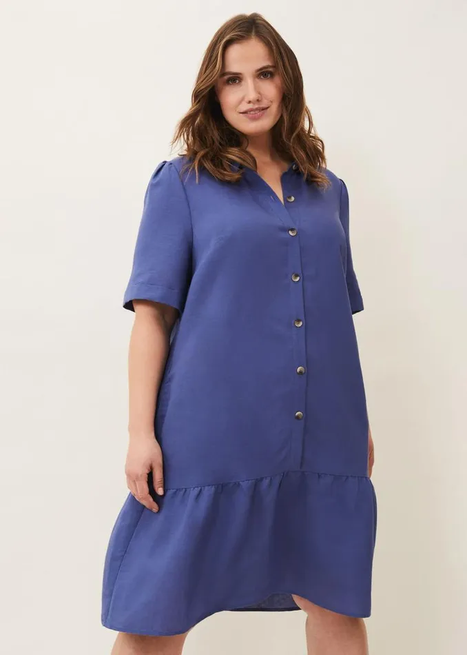 Riley Swing Dress Blue Women Phase Eight Dresses