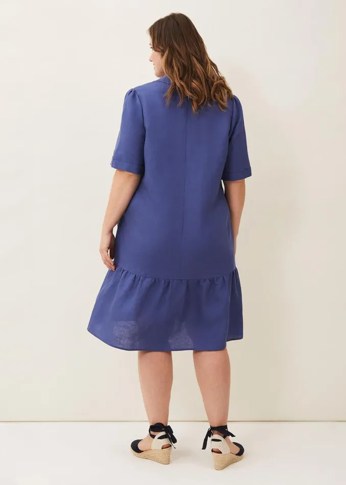 Riley Swing Dress Blue Women Phase Eight Dresses
