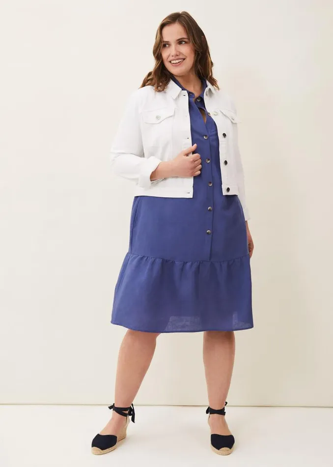 Riley Swing Dress Blue Women Phase Eight Dresses