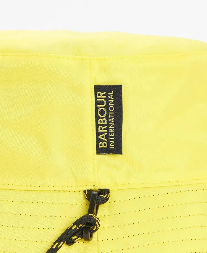 Ripley Reversible Bucket Hat Blackyellow Men Barbour Hats