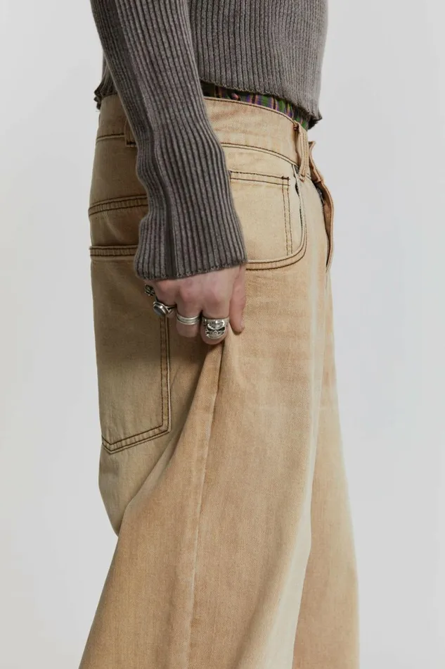Sand Colossus Baggy Jeans Beige WomenMen Jaded London Colossus Jeans Sand Colossus Baggy Jeans Beige WomenMen Jaded London Colossus Jeans