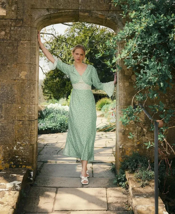 Sandgate Floral Maxi Dress Classic Multi Women Barbour Dresses and Skirts