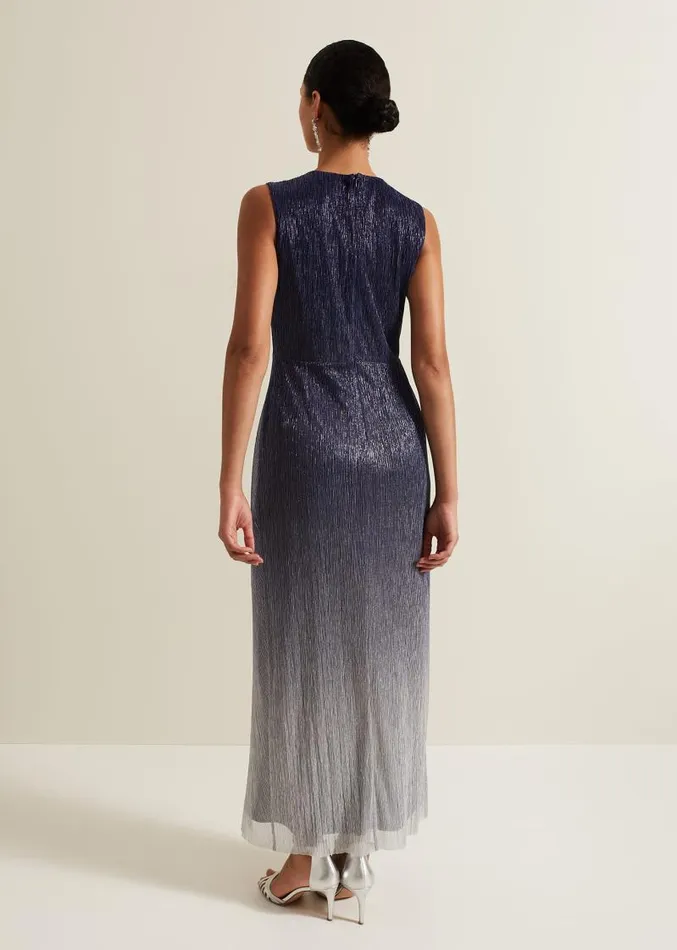 Sara Metallic Jersey Maxi Dress Multicoloured Women Phase Eight Dresses