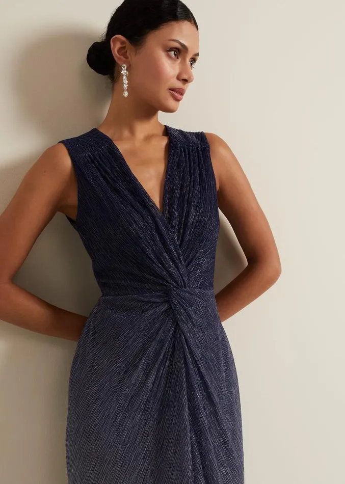 Sara Metallic Jersey Maxi Dress Multicoloured Women Phase Eight Dresses