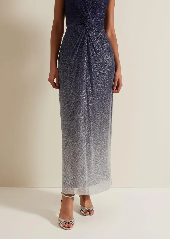 Sara Metallic Jersey Maxi Dress Multicoloured Women Phase Eight Dresses