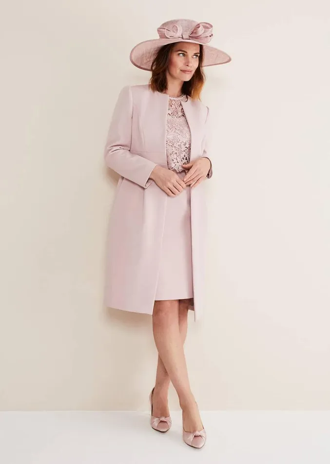 Satin Knot Front Court Shoe Antique Rose Women Phase Eight Occasion Shoes