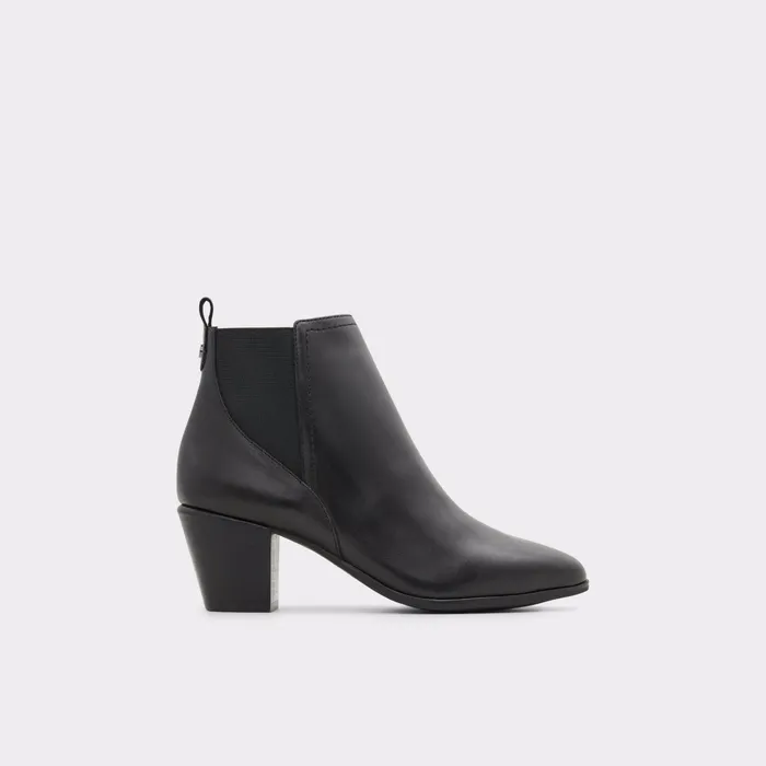 Savun Black Leather Smooth Women ALDO Boots