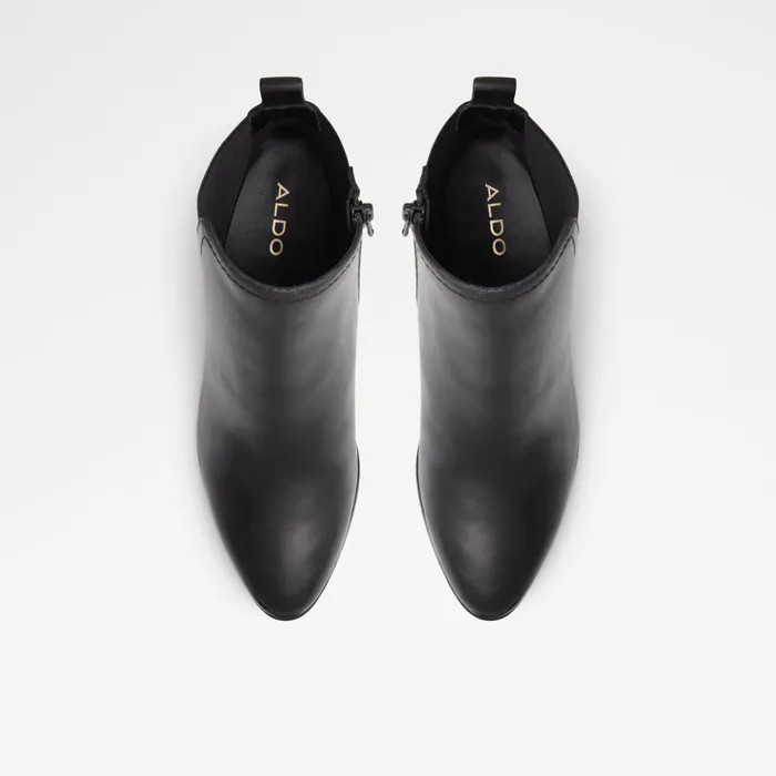 Savun Black Leather Smooth Women ALDO Boots