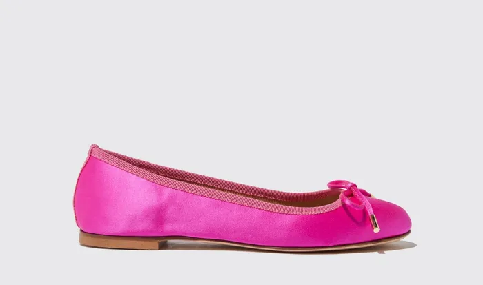 Scarosso Ballerinas Women Carla Fucsia Seta Fuchsia 8211 Silk