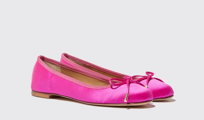 Scarosso Ballerinas Women Carla Fucsia Seta Fuchsia 8211 Silk