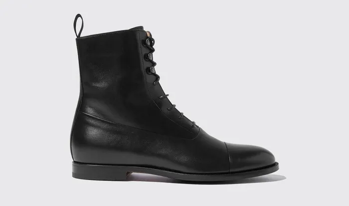 Scarosso Boots Men Archie Black Black 8211 Calf