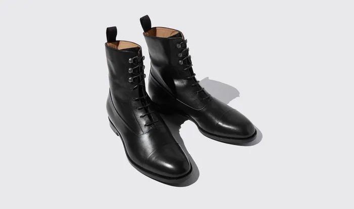 Scarosso Boots Men Archie Black Black 8211 Calf