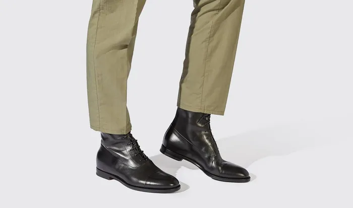 Scarosso Boots Men Archie Black Black 8211 Calf