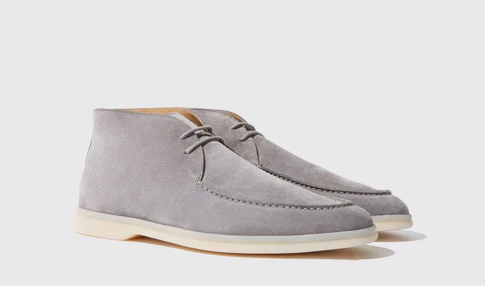 Scarosso Boots Men Arturo Grigio Scamosciato Grey 8211 Suede