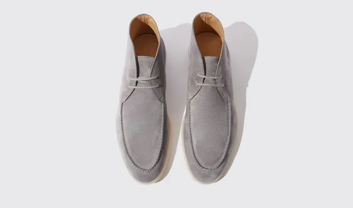Scarosso Boots Men Arturo Grigio Scamosciato Grey 8211 Suede