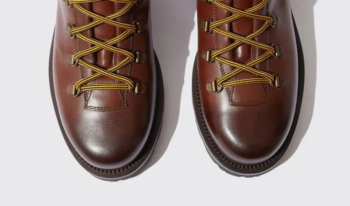Scarosso Boots Men Edmund Chestnut Chestnut 8211 Calf