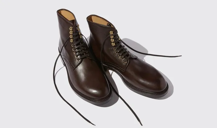 Scarosso Boots Men William II Brown Brown 8211 Calf
