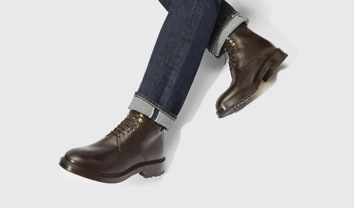 Scarosso Boots Men William II Brown Brown 8211 Calf