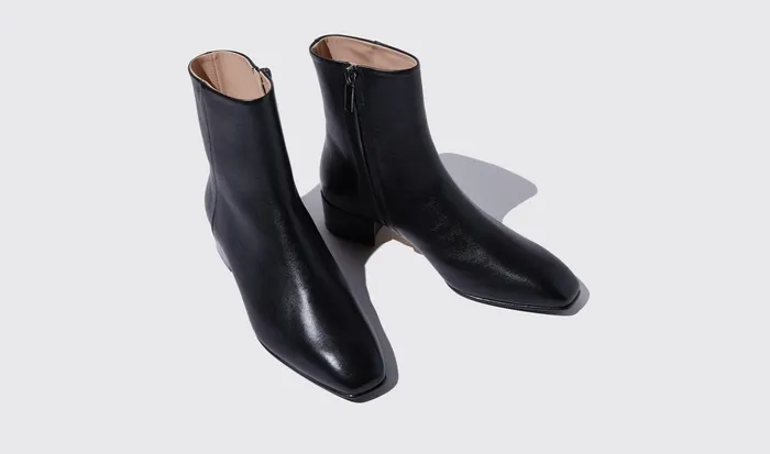 Scarosso Boots Women Ambra Nera Black 8211 Calf