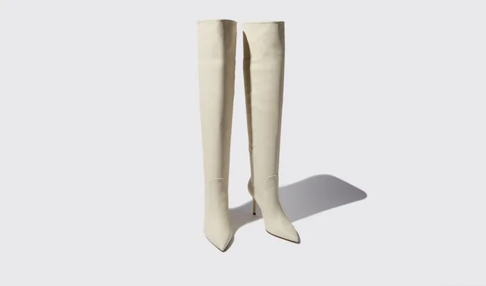 Scarosso Boots Women Carra Beige Beige 8211 Calf