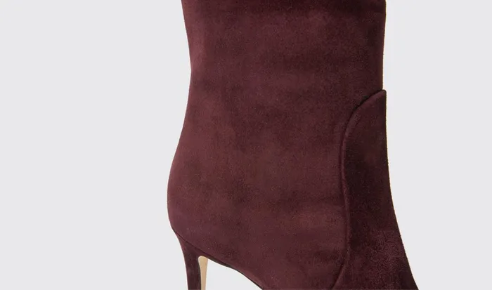 Scarosso Boots Women Carra Burgundy Suede Burgundy 8211 Suede