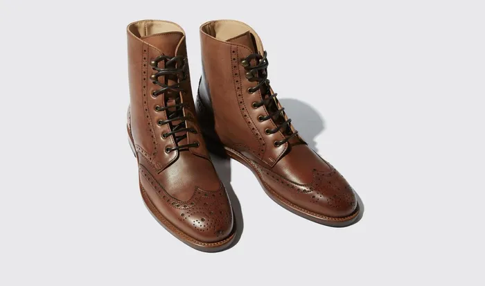 Scarosso Boots Women Stefania Caramello Brown 8211 Calf