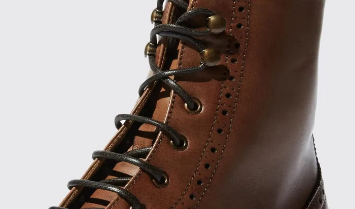 Scarosso Boots Women Stefania Caramello Brown 8211 Calf