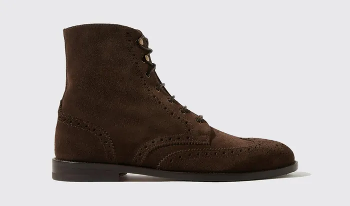 Scarosso Boots Women Stefania Marrone Scamosciata Brown 8211 Suede