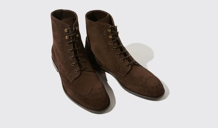 Scarosso Boots Women Stefania Marrone Scamosciata Brown 8211 Suede