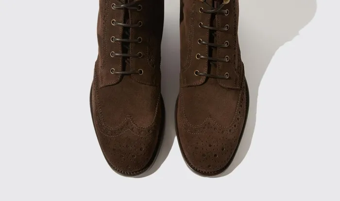 Scarosso Boots Women Stefania Marrone Scamosciata Brown 8211 Suede