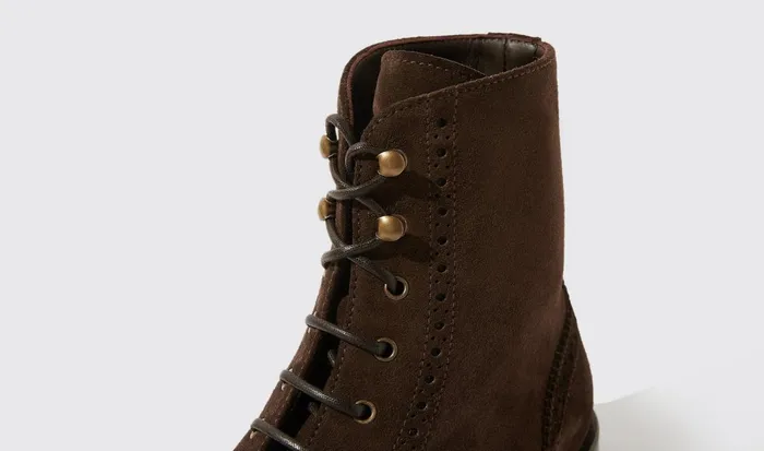 Scarosso Boots Women Stefania Marrone Scamosciata Brown 8211 Suede