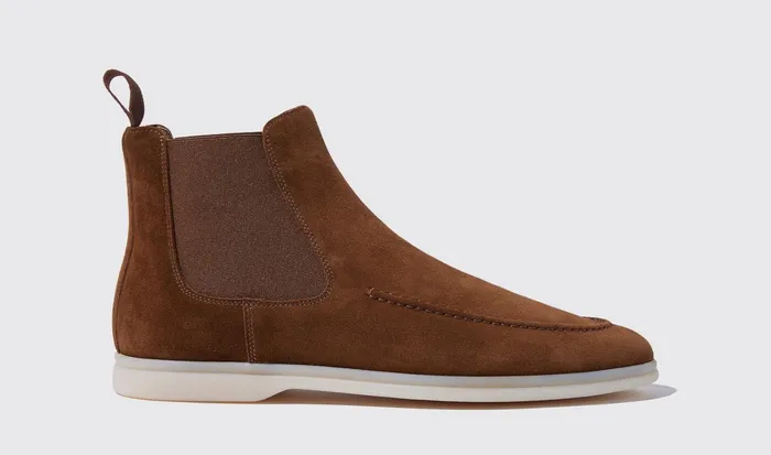 Scarosso Chelsea Boots Men Eugenio Tabacco Scamosciato Tobacco 8211 Suede