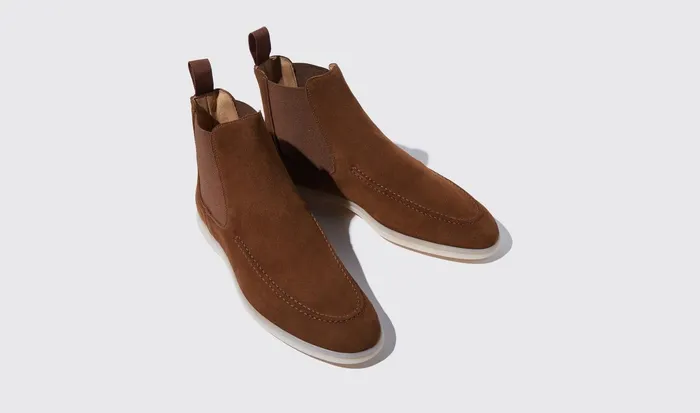 Scarosso Chelsea Boots Men Eugenio Tabacco Scamosciato Tobacco 8211 Suede
